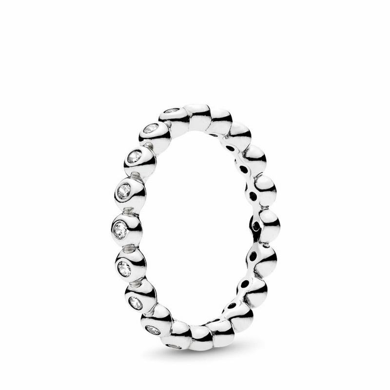 Pandora For Eternity Promise Ring - Sterling Silver/Cubic Zirconia - Canada | DK4628PJ